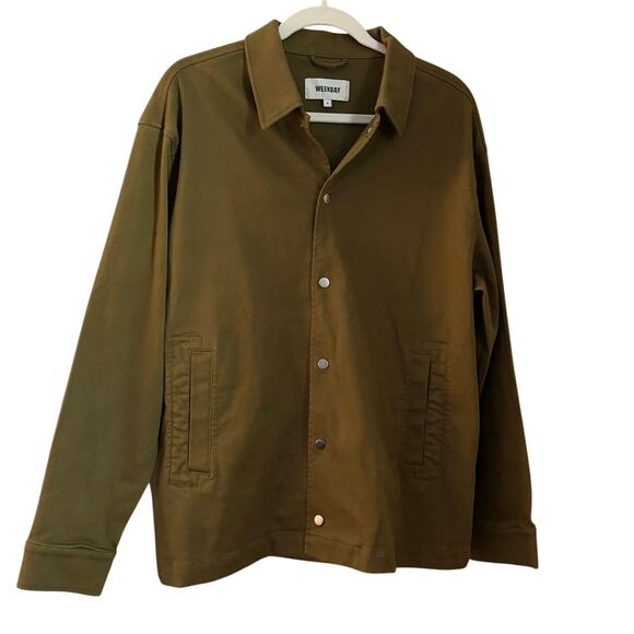 Weekday Men’s Size M Trail Jacket Olive Green - Picture 2 of 6